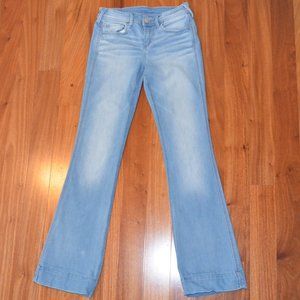 True Religion Nikki Mid Rise Flare jeans size 24